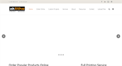 Desktop Screenshot of aklitho.com